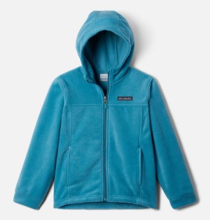 Columbia Steens Mountain II Fleece Hooded Kids' Jacket Turquoise | GOENYA-062