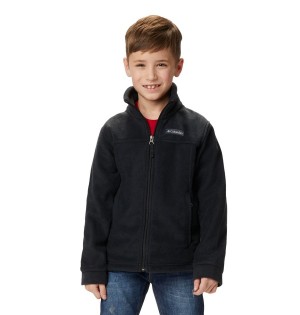 Columbia Steens Mountain II Fleece Kids' Jacket Black | VMLZCX-159