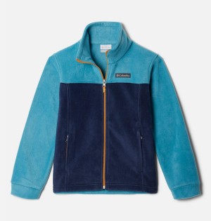 Columbia Steens Mountain II Fleece Kids' Jacket Navy | KGOMZE-139