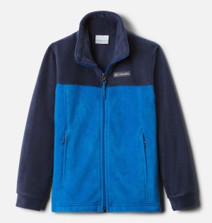 Columbia Steens Mountain II Fleece Kids' Jacket Blue | JHXSAP-465