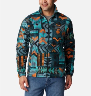 Columbia Steens Mountain Printed Men's Fleece Jacket Multicolor | DTAMQI-826