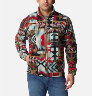 Columbia Steens Mountain Printed Men's Fleece Jacket Multicolor | QFGPDE-671
