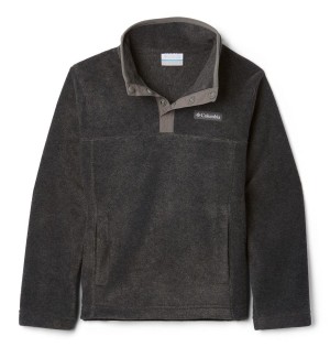 Columbia Steens Mountain Quarter Snap Pull-Over Kids' Fleece Grey | KVASPC-142