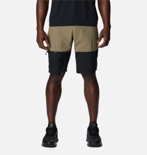 Columbia Summerdry Belted Men's Shorts Green | KAZWHQ-068