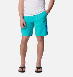 Columbia Summerdry Brief Men's Shorts Turquoise | HFWLNS-645