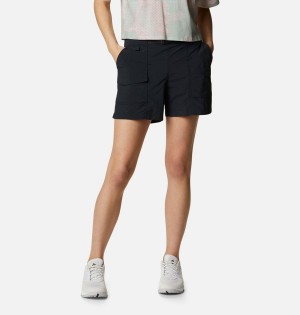 Columbia Summerdry Cargo Women's Shorts Black | KMBXIW-146