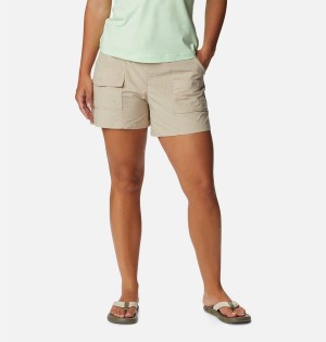 Columbia Summerdry Cargo Women's Shorts Khaki | VCKLSR-402