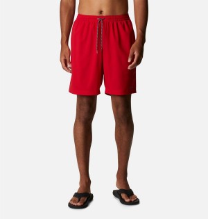 Columbia Summertide Stretch Men's Shorts Red | NZCDQH-261