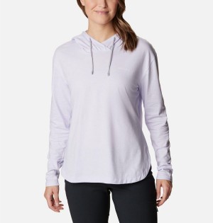 Columbia Sun Trek Pullover Women's Hoodie Purple | DWMTHC-531