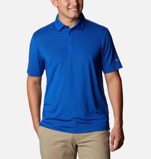 Columbia Sunday Golf Men's Polo Shirt Blue | GRPJNV-890