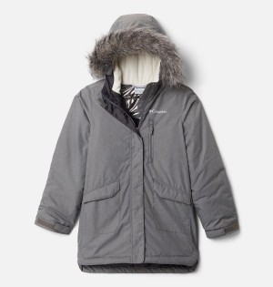 Columbia Suttle Mountain Long Insulated Kids' Jacket Grey | JEUVAZ-470