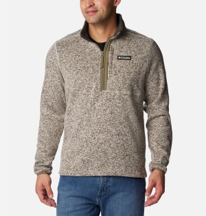 Columbia Sweater Weather Fleece Half Zip Men's Pullover Grey | UDVCRX-734