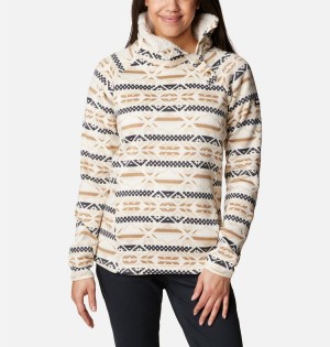 Columbia Sweater Weather Sherpa Hybrid Women's Pullover White | ROMWDN-472