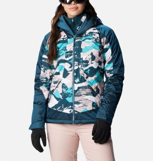 Columbia Sweet Shredder II Insulated Women's Ski Jacket Turquoise | LTCXJV-536