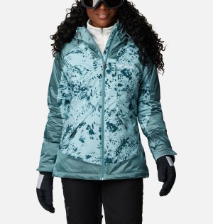 Columbia Sweet Shredder II Insulated Women's Ski Jacket Turquoise | JKLDAM-970