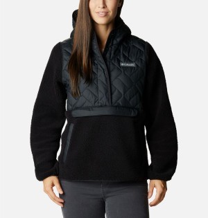 Columbia Sweet View Hooded Fleece Women's Pullover Black | XZERLW-753