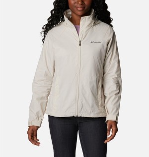 Columbia Switchback III Women's Rain Jacket White | NOABIH-246