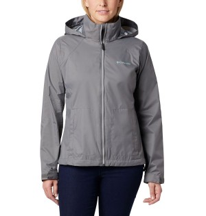 Columbia Switchback III Women's Rain Jacket Grey | HNBUIV-240