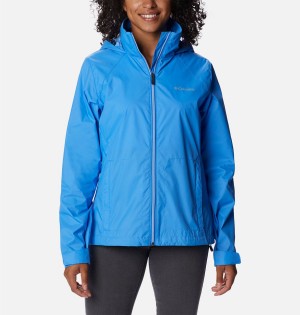 Columbia Switchback III Women's Rain Jacket Blue | IUCXLM-329