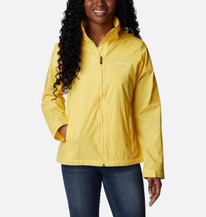 Columbia Switchback III Women's Rain Jacket Yellow | JUVLKM-908