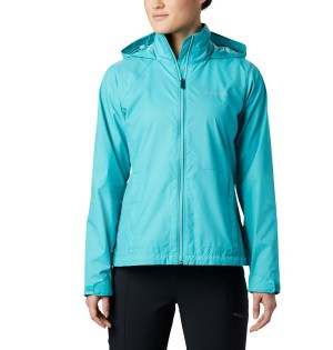 Columbia Switchback III Women's Rain Jacket Turquoise | RCPOGQ-329