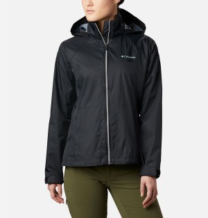 Columbia Switchback III Women's Rain Jacket Black | CGJNAP-142