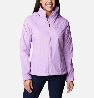 Columbia Switchback III Women's Rain Jacket Purple | UDNMRE-410
