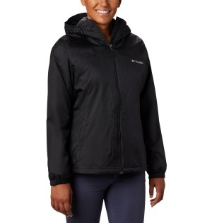 Columbia Switchback Sherpa Lined Women's Rain Jacket Black | RNZUSJ-028