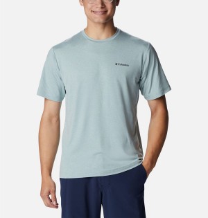 Columbia Tech Trail Graphic Men's T-Shirt Grey | OTNLMW-493