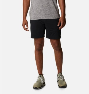Columbia Tech Trail Knit Men's Shorts Black | FQLPZY-217