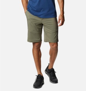 Columbia Tech Trail Men's Shorts Green | RDGWTL-654