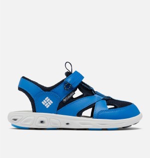 Columbia Techsun Wave Kids' Sandals Blue | YVNHSU-210