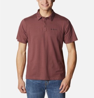 Columbia Thistletown Hills Men's Polo Shirt Brown | VIHKEO-579