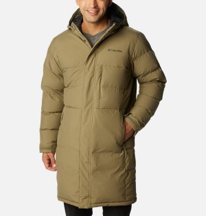Columbia Toyama Pass Down Men's Coats Green | OHXMSY-246