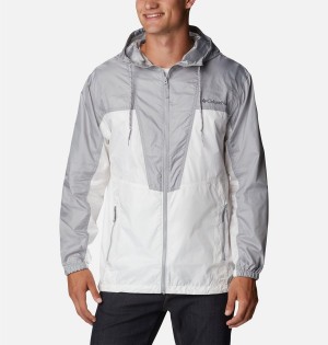 Columbia Trail Traveler Men's Windbreaker White | CQKHBV-012