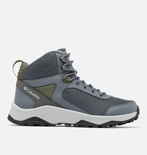 Columbia Trailstorm Ascend Mid Waterproof Men's Hiking Shoes Grey | JPSCNV-312