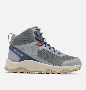 Columbia Trailstorm Ascend Mid Waterproof Women's Hiking Shoes Grey | KGLFYT-563