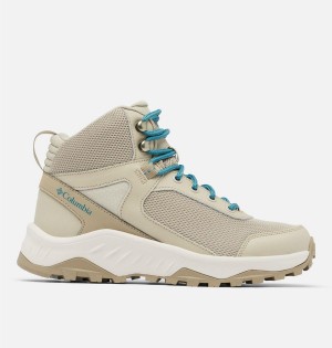Columbia Trailstorm Ascend Mid Waterproof Women's Hiking Shoes Beige | OLRBYX-842