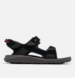 Columbia Trailstorm Hiker 3-Strap Men's Sandals Black | ZSFTVC-789