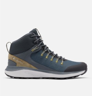 Columbia Trailstorm Mid Waterproof Men's Hiking Shoes Grey | XMBAGJ-169