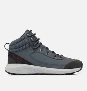Columbia Trailstorm Peak Mid Men's Hiking Shoes Grey | HKCFZQ-751