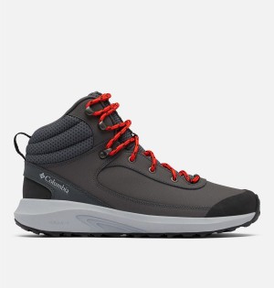 Columbia Trailstorm Peak Mid Men's Hiking Shoes Grey | EFLOTS-739