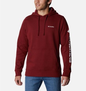 Columbia Trek Men's Hoodie Red | XJERCO-610