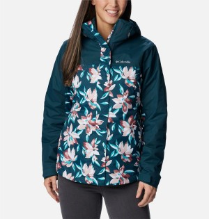 Columbia Tunnel Falls II Interchange Women's 3 In 1 Jackets Turquoise | NKSYMD-643