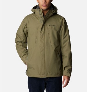 Columbia Tunnel Falls Interchange Men's 3 In 1 Jackets Green | MIWSUC-025