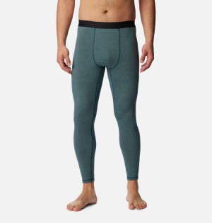 Columbia Tunnel Springs Wool Baselayer Tights Men's Pants Green | XWRTYM-570