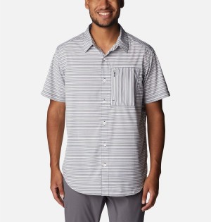 Columbia Twisted Creek III Short Sleeve Men's Shirt White | SOCUYI-975
