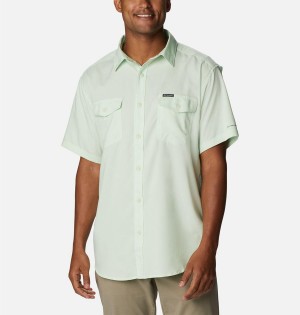 Columbia Utilizer II Solid Short Sleeve Men's Shirt Green | SKPERA-218