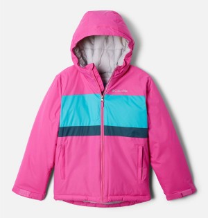 Columbia Valley Runner Kids' Jacket Pink | KGURSF-059