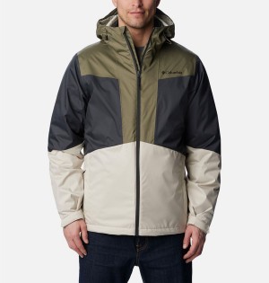Columbia Wallowa Park Interchange Men's 3 In 1 Jackets Olive | SGJTQV-874